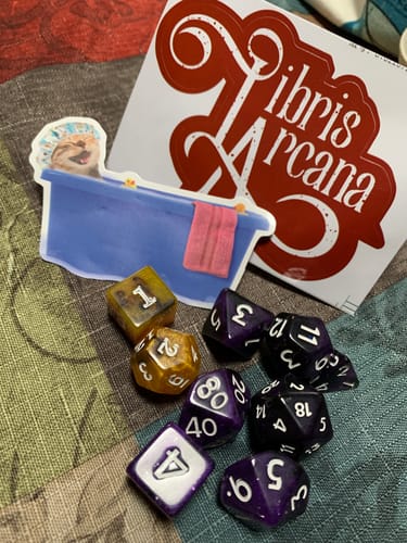 Customer photo review of Premium Monthly RPG Dice Subscription Auto renew (Ships every 1 Months)