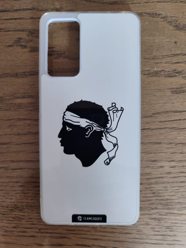 Customer photo review of Coque drapeau CORSE 1 personnalisable - TEAMCOQUES