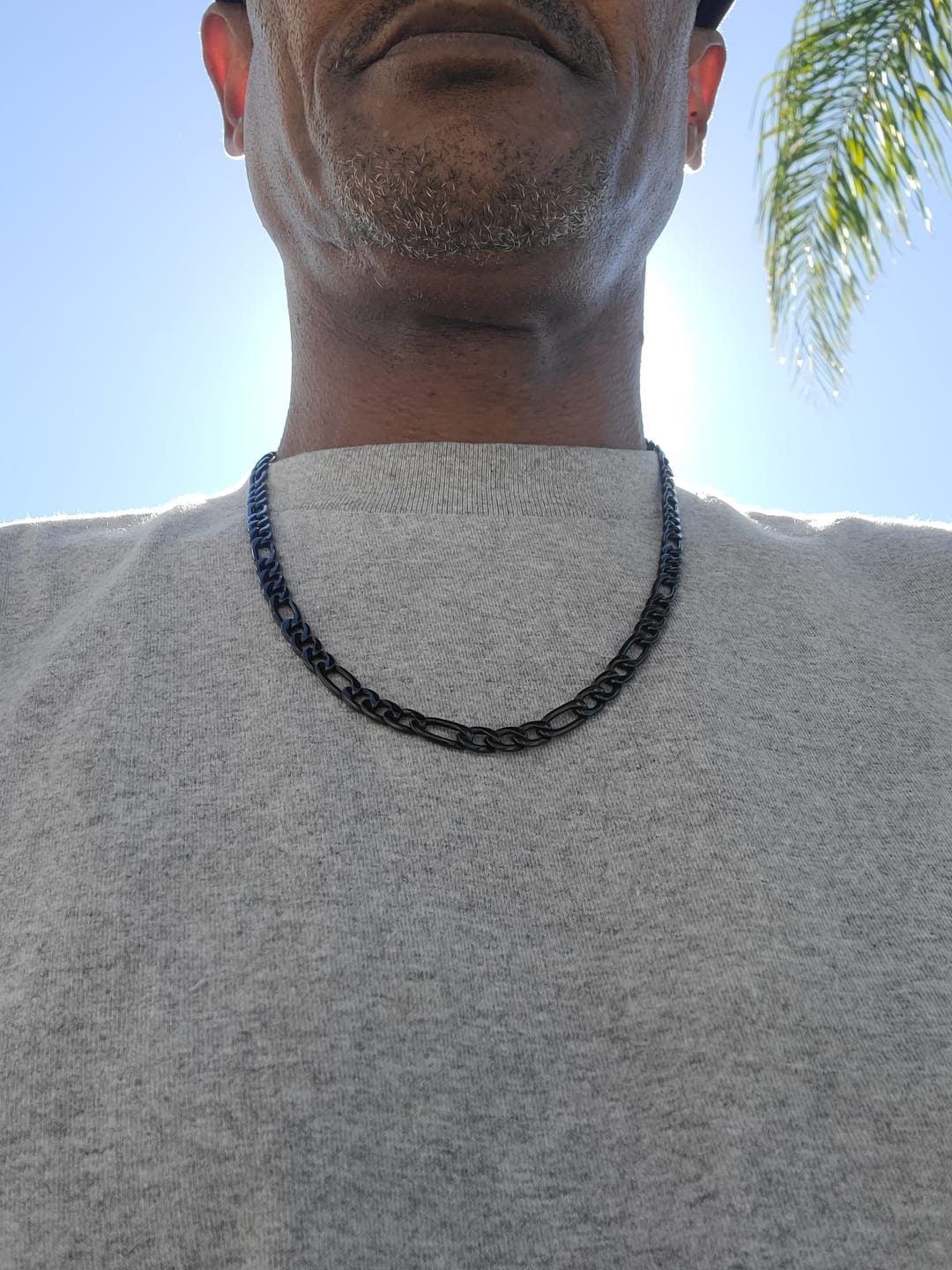 Customer photo review of 7mm Figaro Link Chain