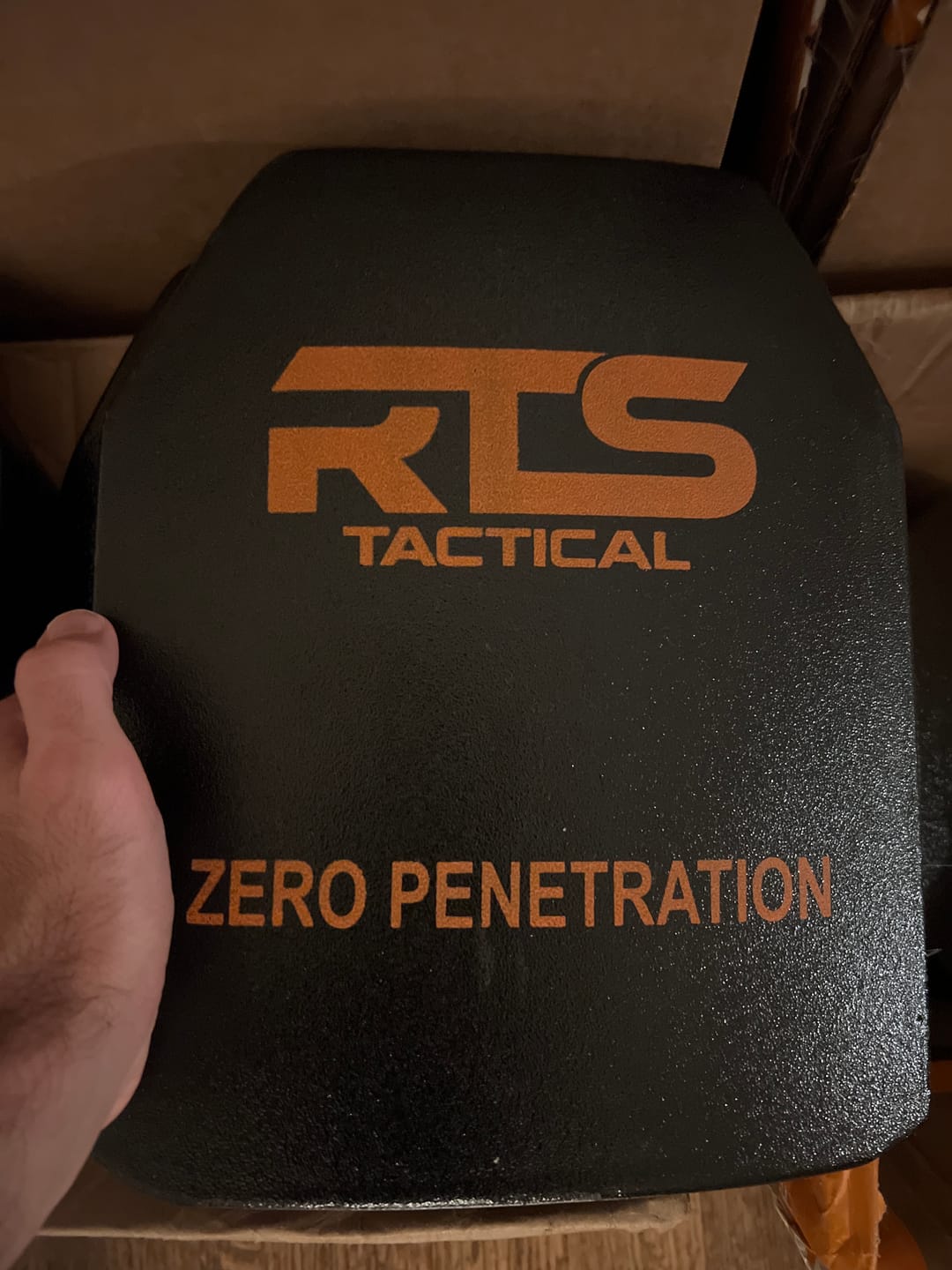 Customer photo review of RTS Ceramic NIJ 0101.06 Level IV Rifle Protection 10X12 Plate Insert