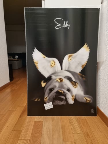 Customer photo review of Gold Pawtrait