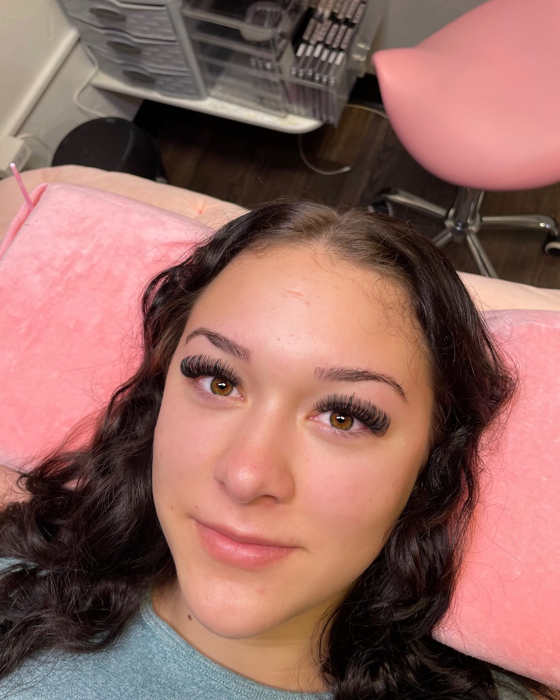 Customer photo review of Cashmere Volume Lash Extensions 0.05mm