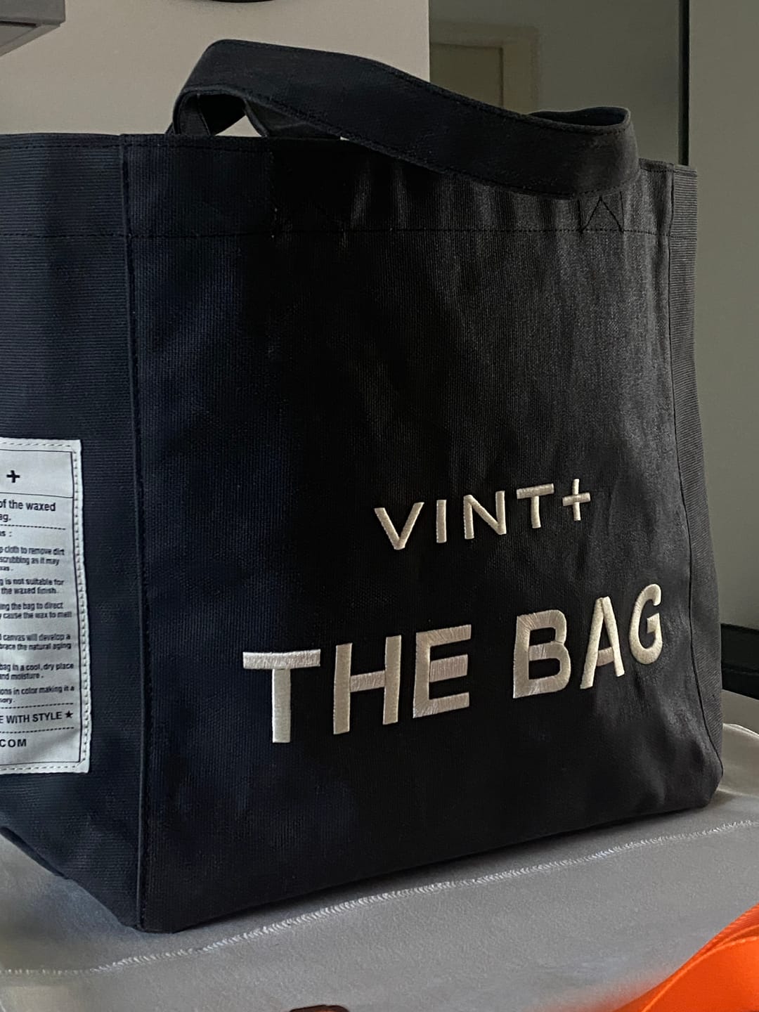 Customer photo review of CANVAS BAG - BIG - ANTHRAZIT