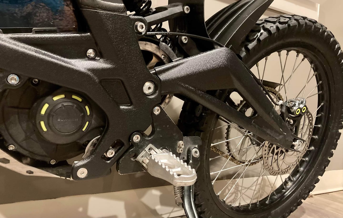 Customer photo review of Frame / swing-arm protection covers