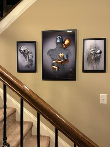 Customer photo review of Black Frame