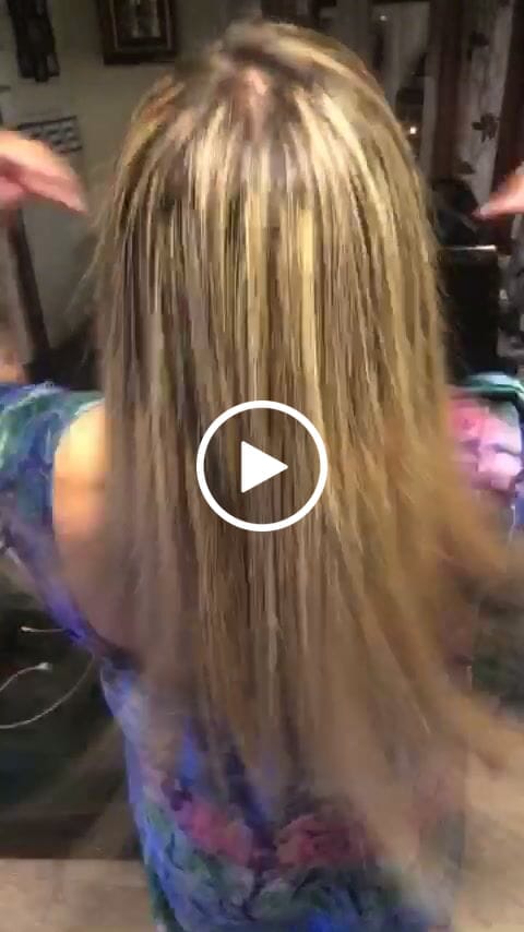 Customer video review of Lissage Au Tanin Salvatore Blue Gold