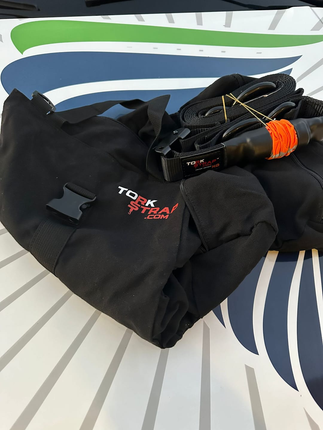 Customer photo review of TorkBag™ Strap Organizing Carrier