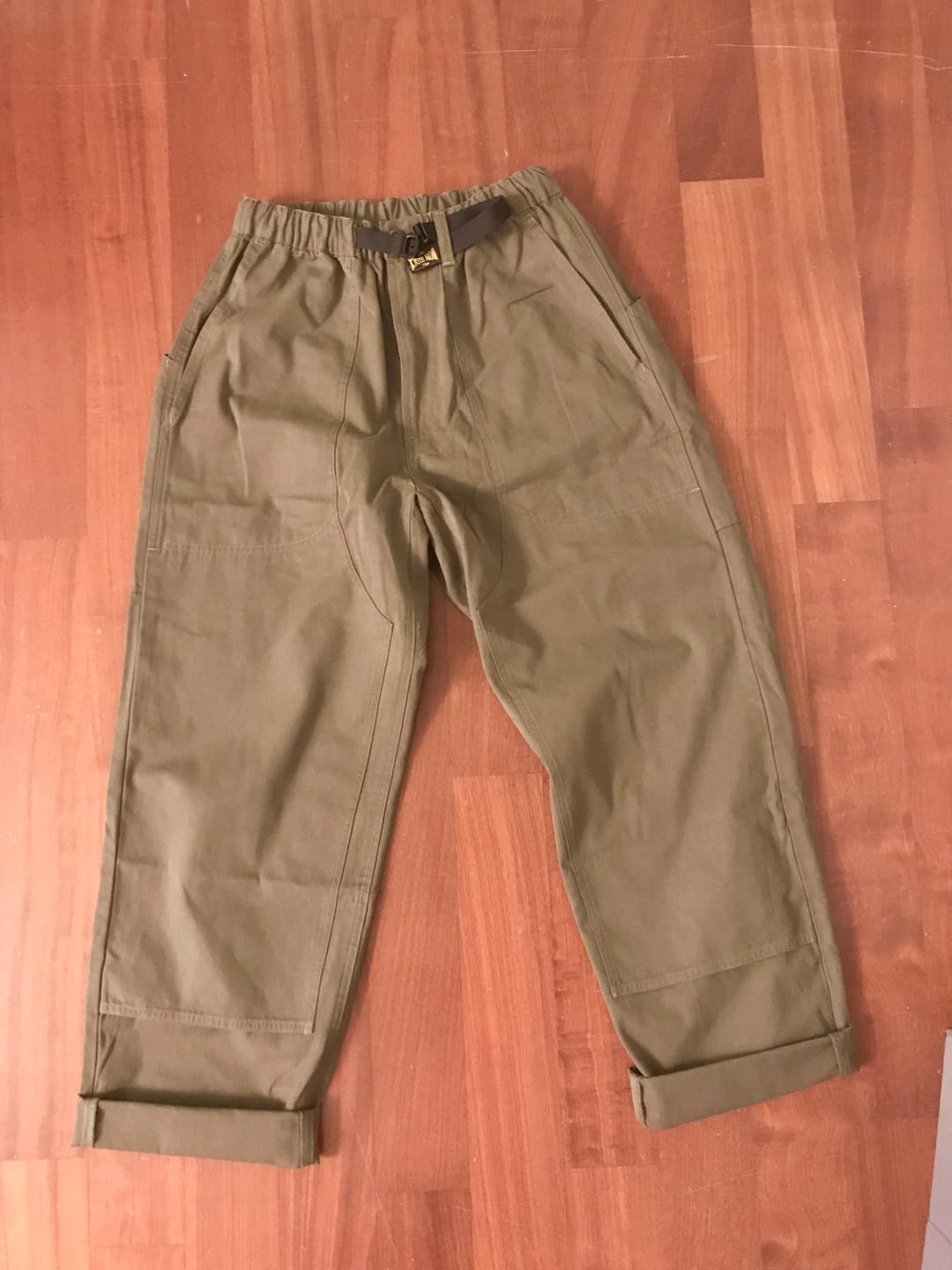 Customer photo review of 10 oz Cotton Canvas Climbing Pants - Olive