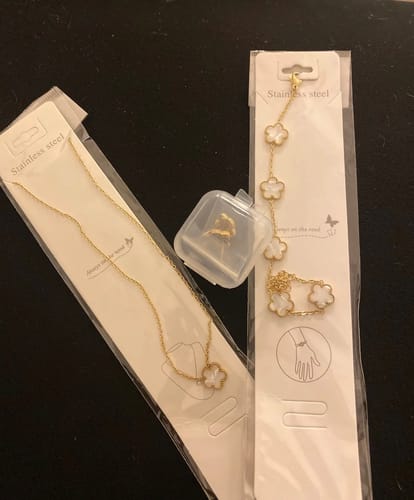 Customer photo review of סט לורן לבן