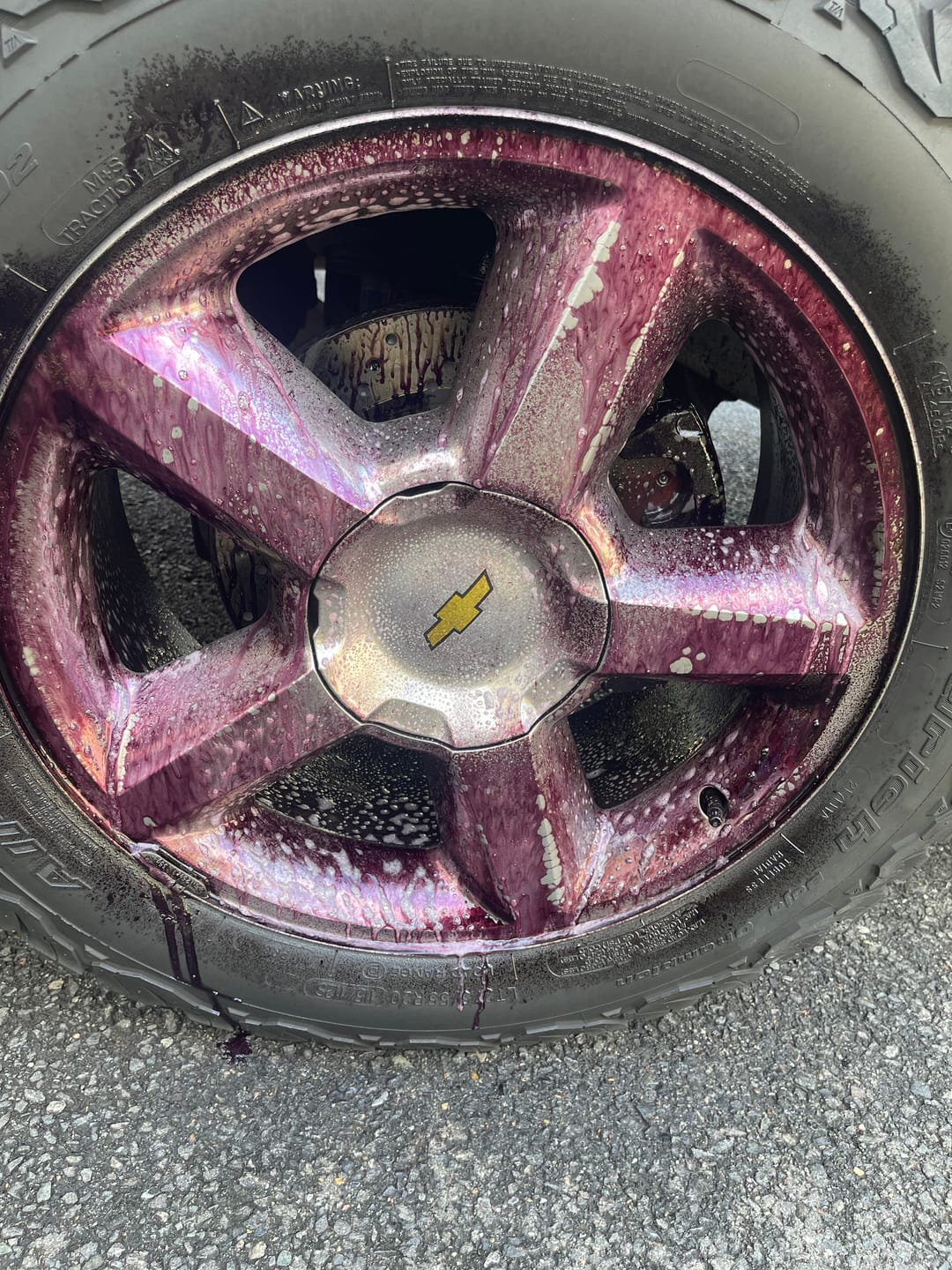Customer photo review of Wheel Cleaner