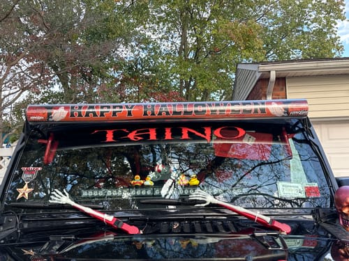 Customer photo review of Halloween Ghost Light Bar Insert