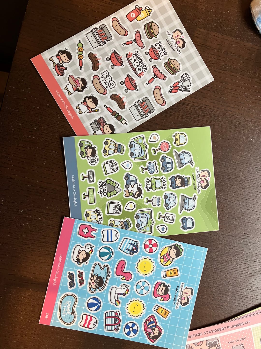 Customer photo review of Pool Party Sticker Sheet