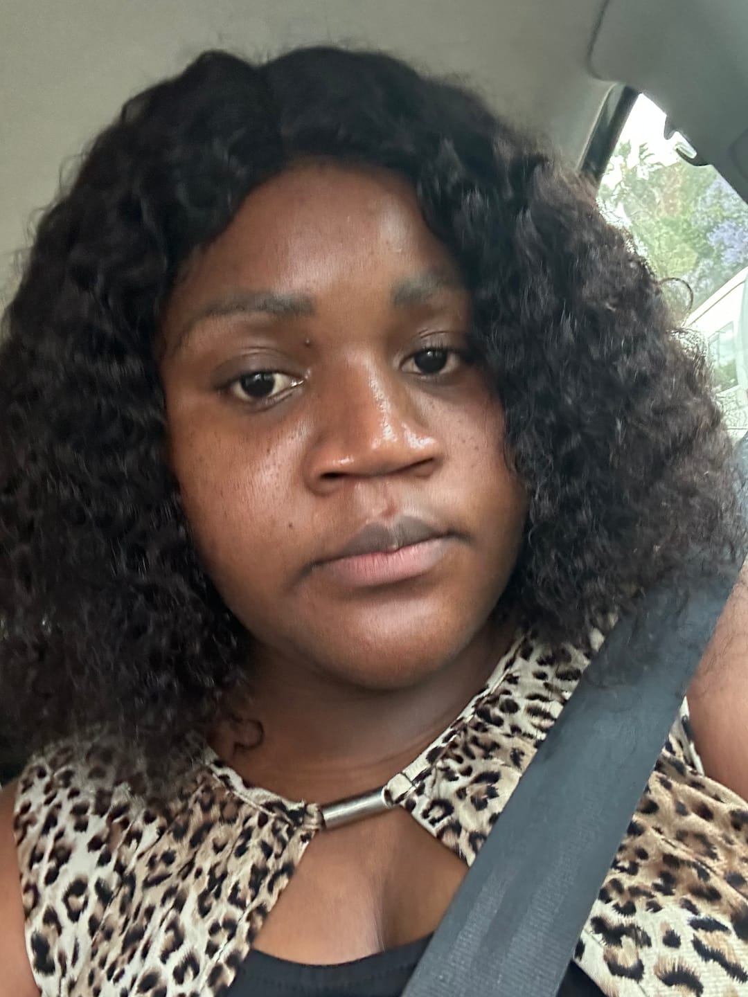 Customer photo review of Peruvian Curly Bob 12 inch Wig