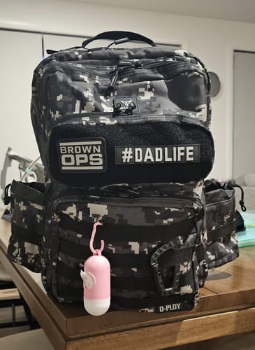 Customer photo review of Tacpac 'D-Ploy' Digital Camo Nappy Bag Set