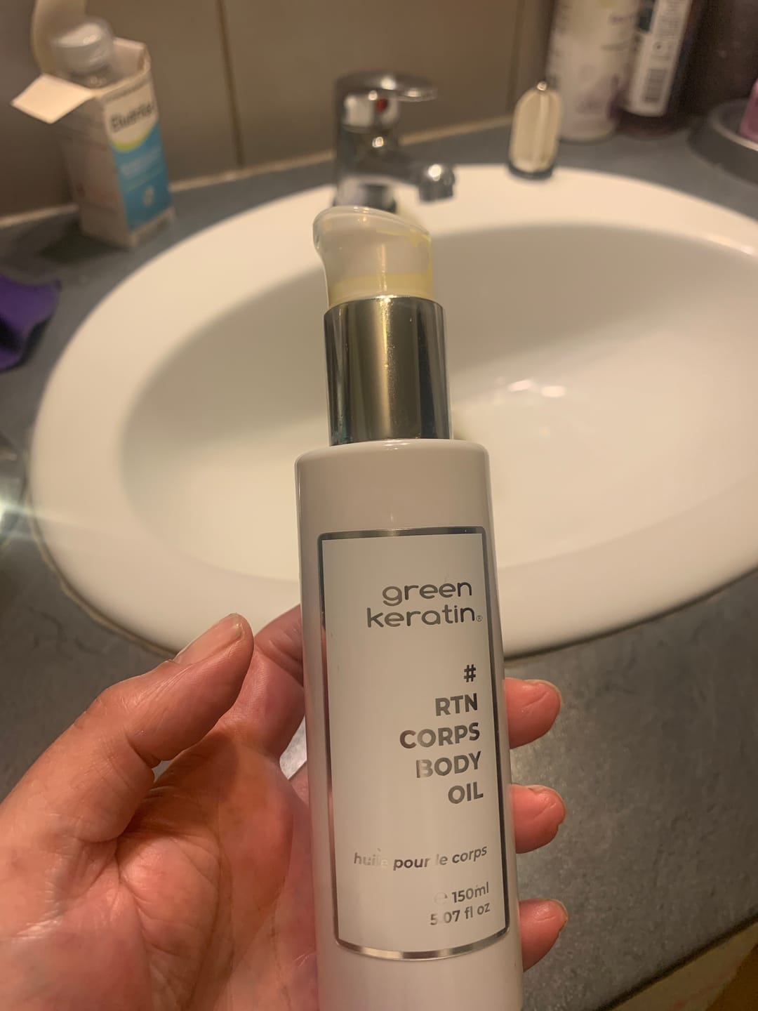 Customer photo review of #RTN 0.5% - Huile pour corps