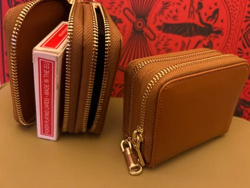 Customer photo review of Genuine Leather Accordion Style Multifunction Bag by TCC Presents