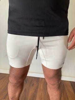 Customer photo review of Training Shorts - Ivory