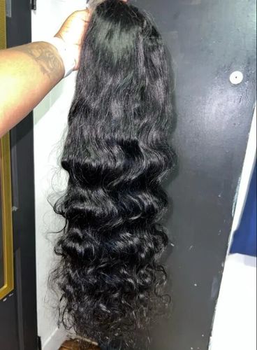 Customer photo review of Melting! Glueless Loose Wave Swiss HD Undetectable Lace 5x5 HD Lace Closure Wig