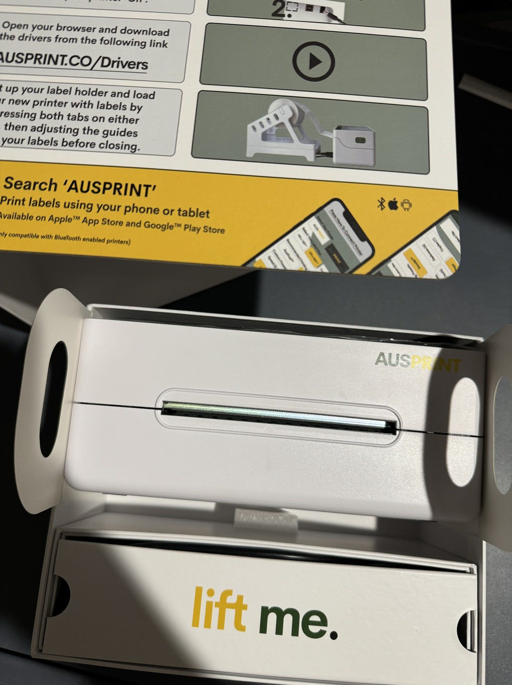 Customer photo review of AUSPRINT Thermal Label Printer (203DPI)