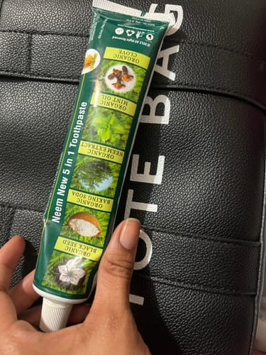 Customer photo review of Neem Essential Toothpaste