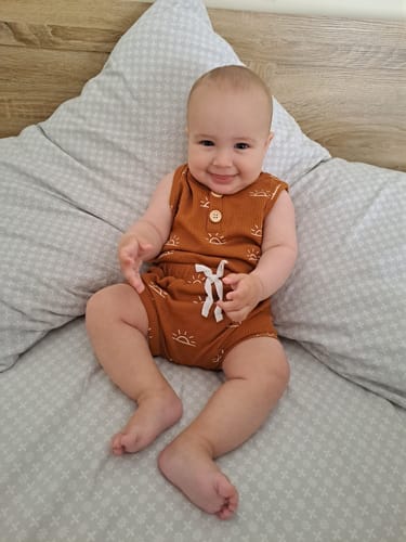 Customer photo review of Rainbow Waffle Set - Rust