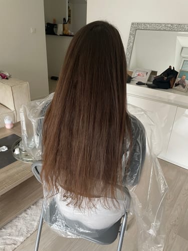Customer photo review of KIT LISSAGE CAFE DÉFINITIF
