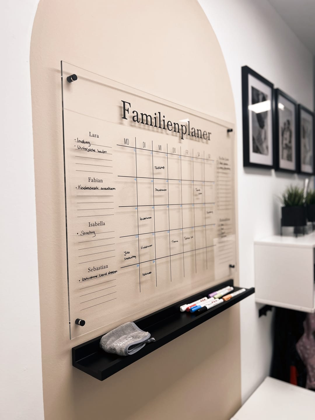 Customer photo review of 4-Namen Familienplaner