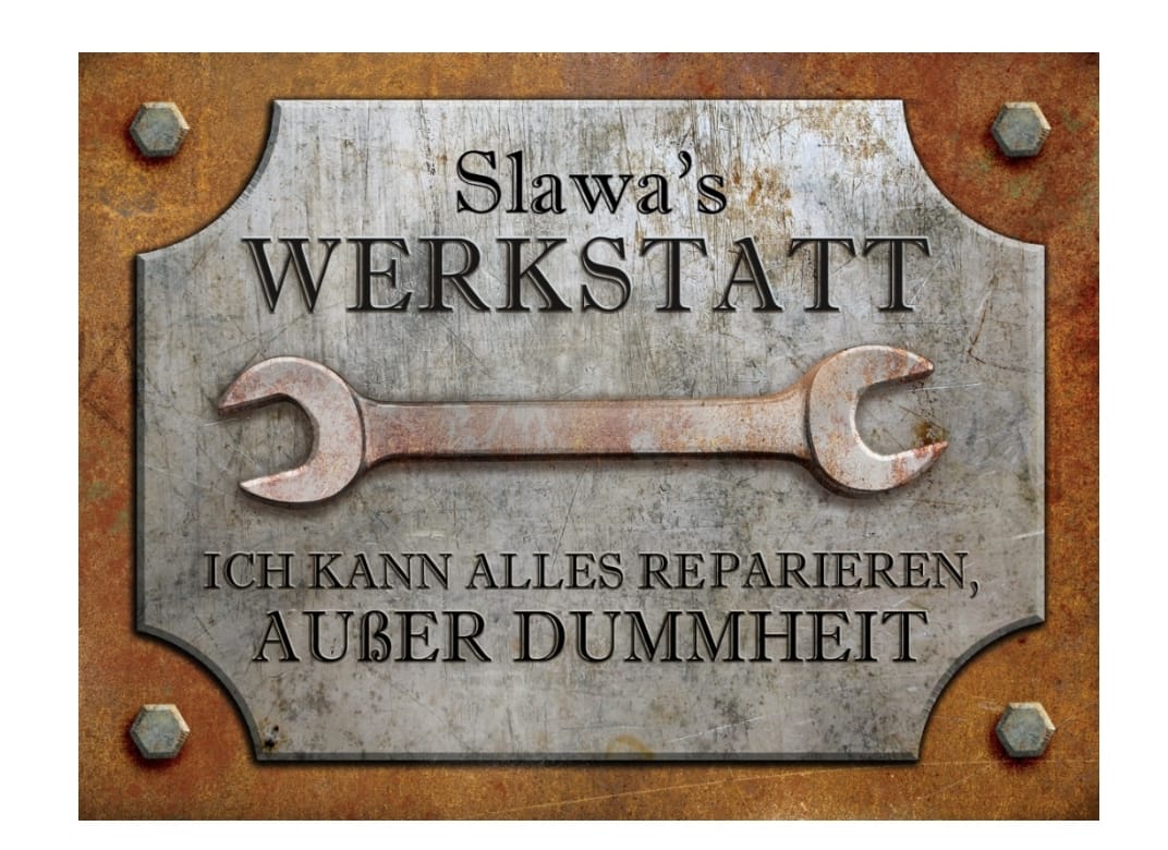 Customer photo review of Für Bastler - Heimwerker-Türschild
