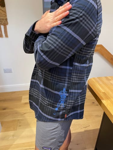 Customer photo review of Marvel “Black Panther” – BorlandFlex™ Long Sleeve Flannel