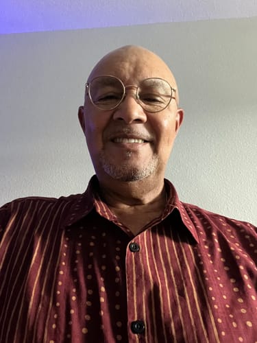 Customer photo review of Men's Breathable Cotton Short Sleeve Striped Shirt