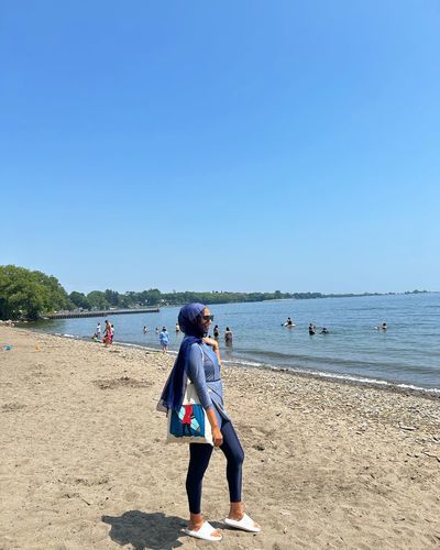 Customer photo review of Tie Knot Swim Turban