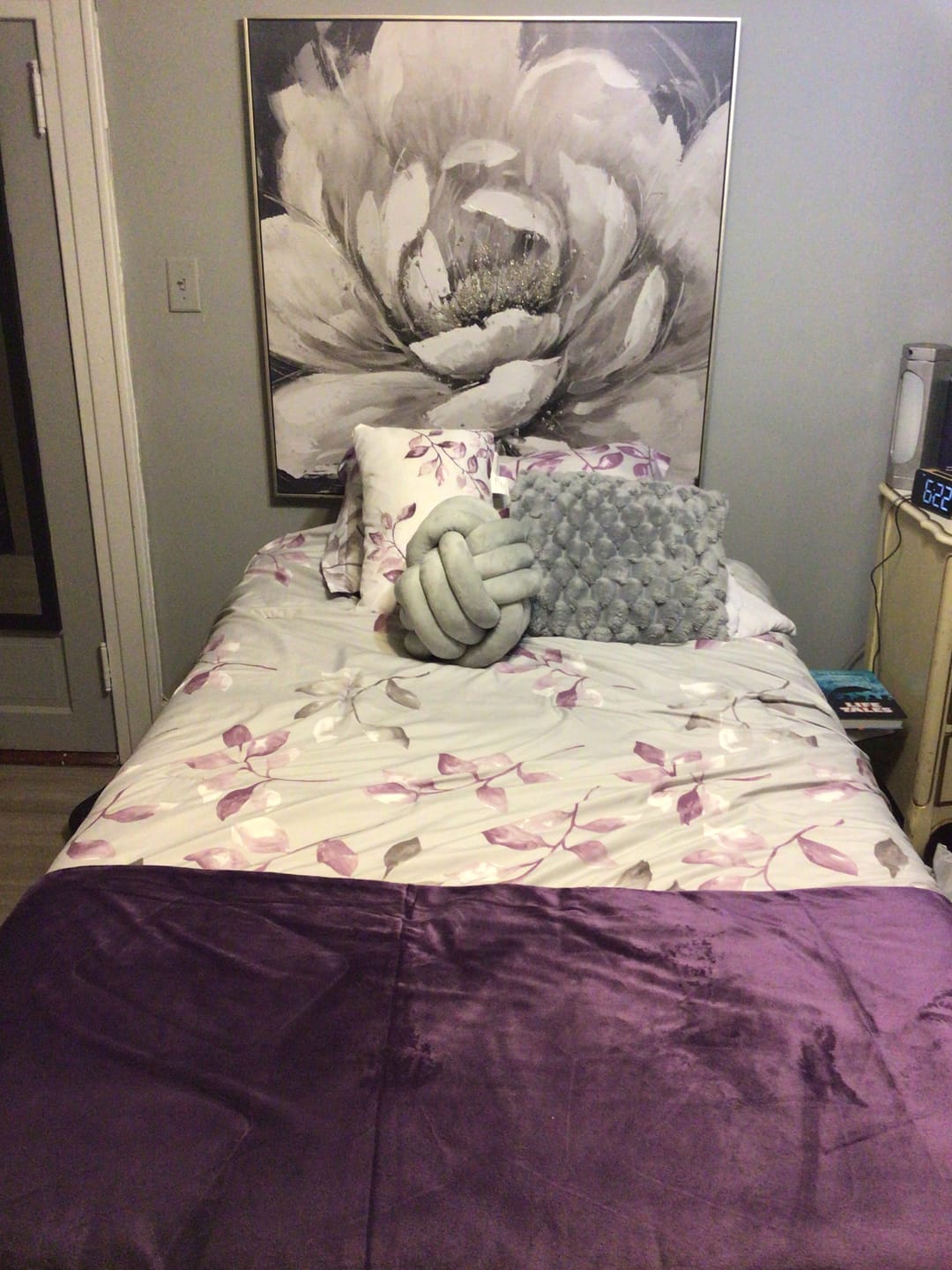 Customer photo review of BiggerBee Throw Blanket ~ PLC Jewel Purple