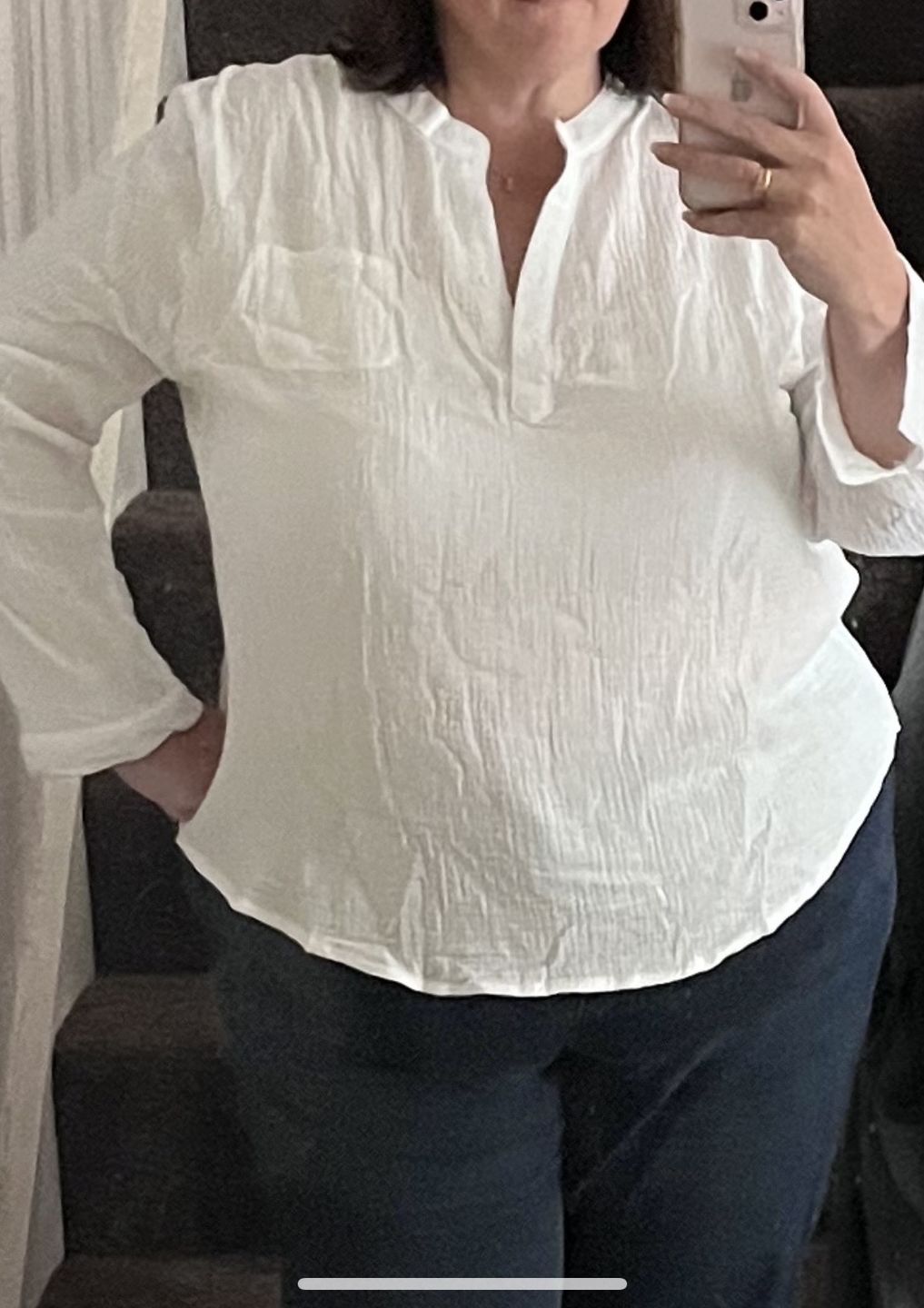 Customer photo review of Chemisier pour Femme Grande Taille Tendance et Confortable