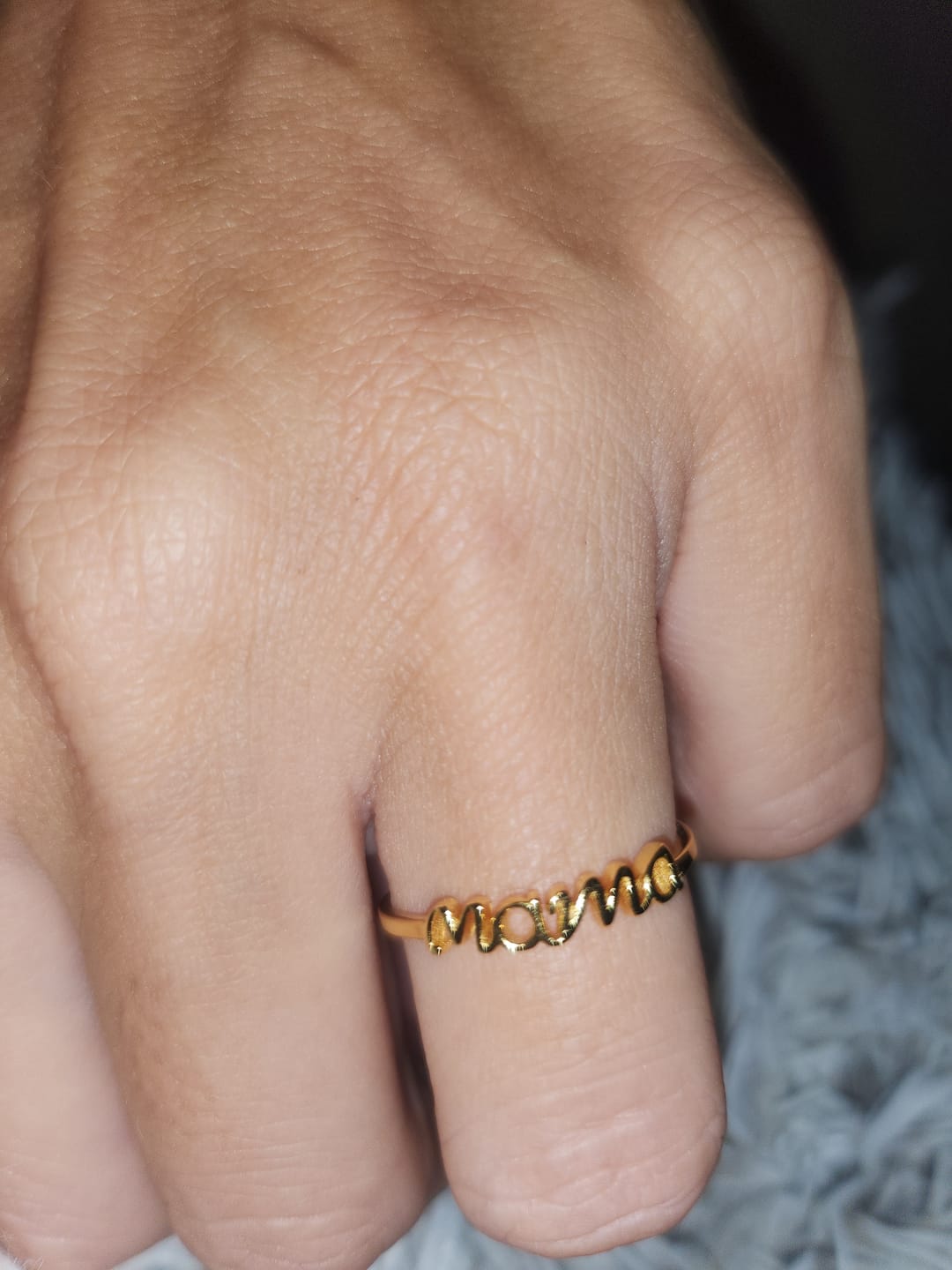 Customer photo review of Anillo Mama Ring