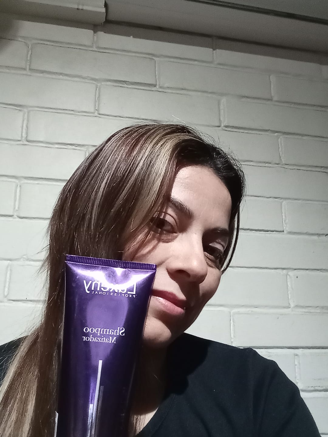 Customer photo review of Shampoo Matizador Platinum 300 ml