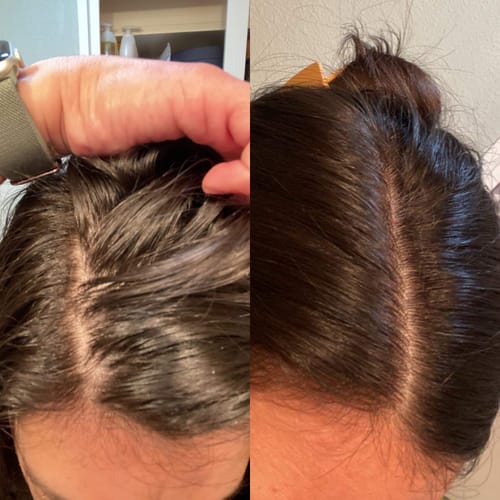 Customer photo review of Day After Brush Clean Dry Shampoo