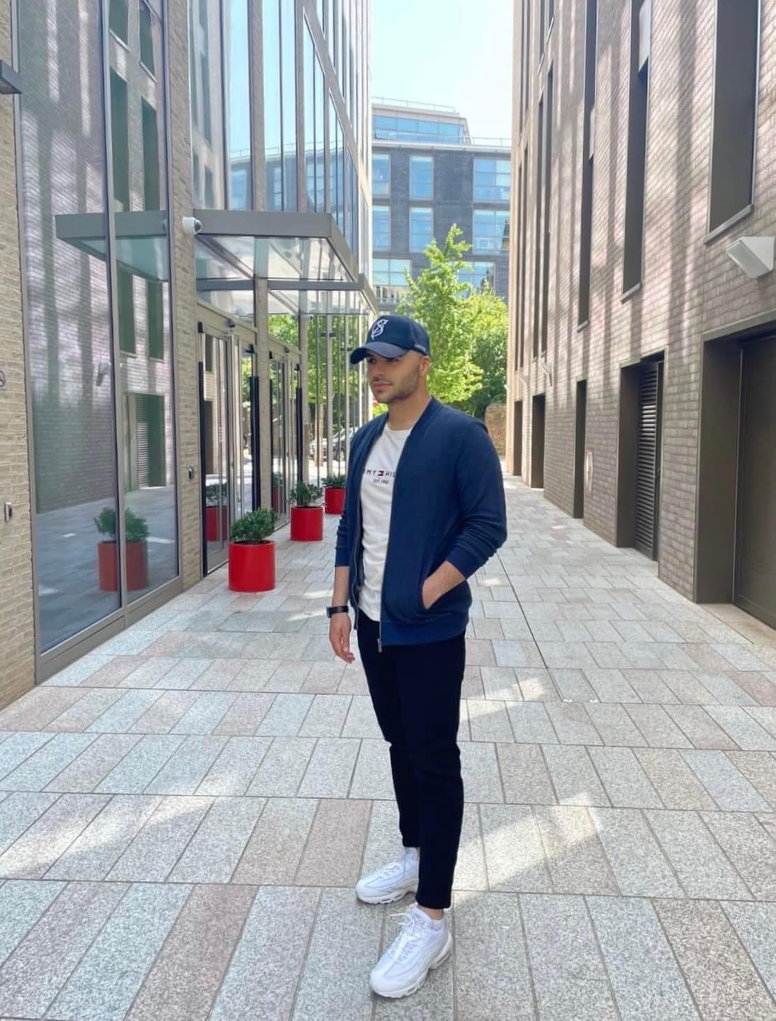Customer photo review of S Baseball Cap - Navy