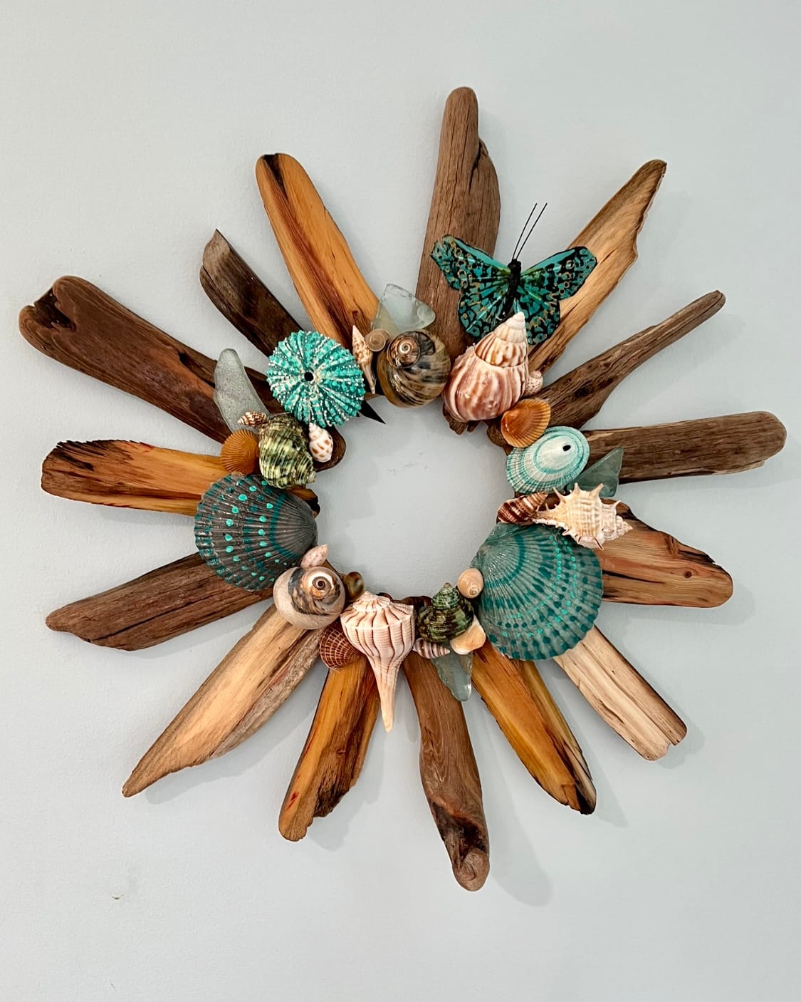 Customer photo review of Unfinished Wood Wreath Blank Shape | Craft Cutout | up to 36" DIY