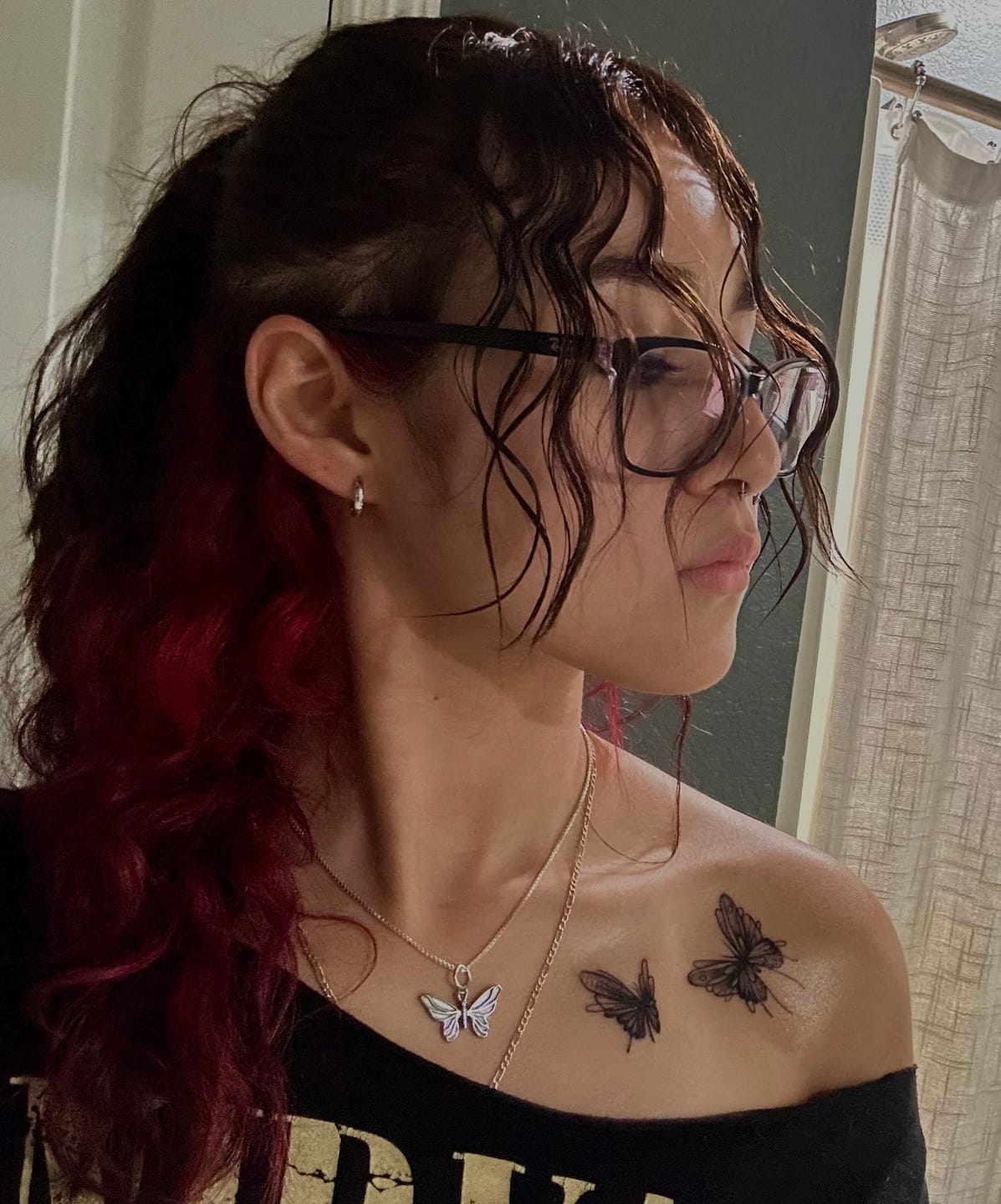 Customer photo review of BUTTERFLY PENDANT