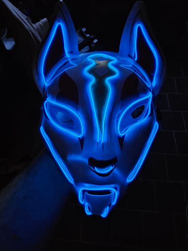 Jacob B. review of Cyberpunk Kitsune Mask image 1 out of 2