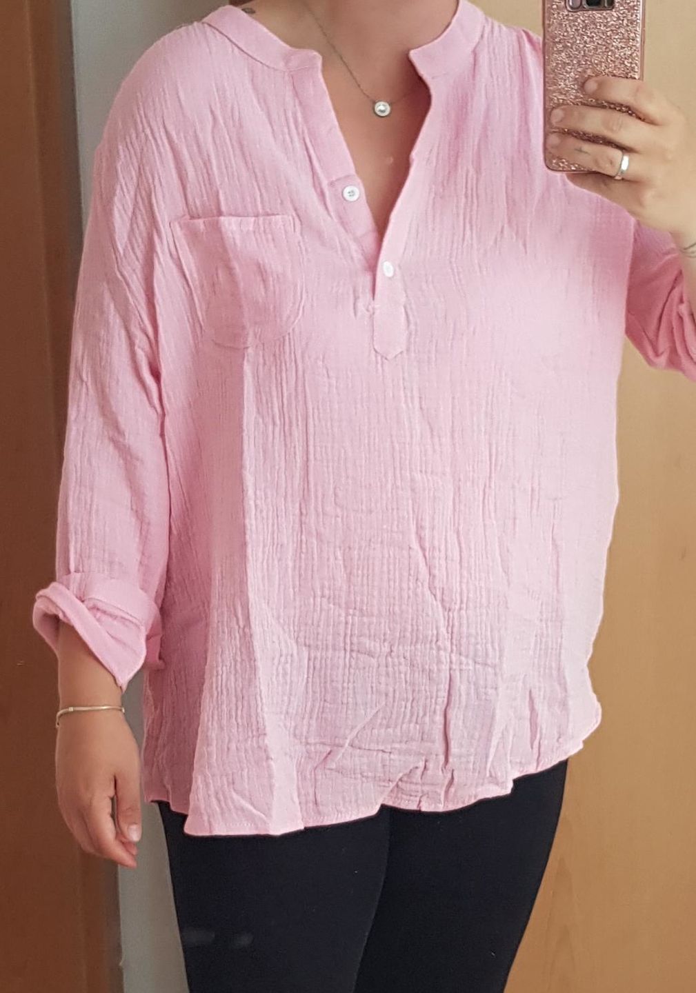 Customer photo review of Chemisier pour Femme Grande Taille Tendance et Confortable
