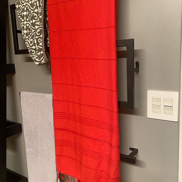 Customer photo review of Wall Mounted Towel Holder for Bathroom