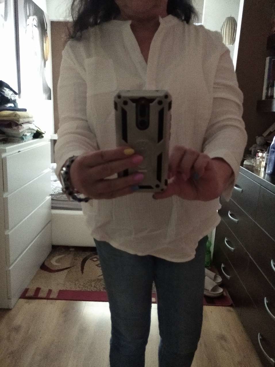 Customer photo review of Chemisier pour Femme Grande Taille Tendance et Confortable