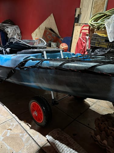 Customer photo review of Carro Porta Kayak tipo D