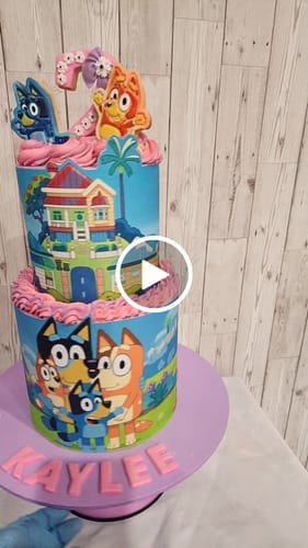Customer video review of A3 Rectangle Custom Edible Icing Image