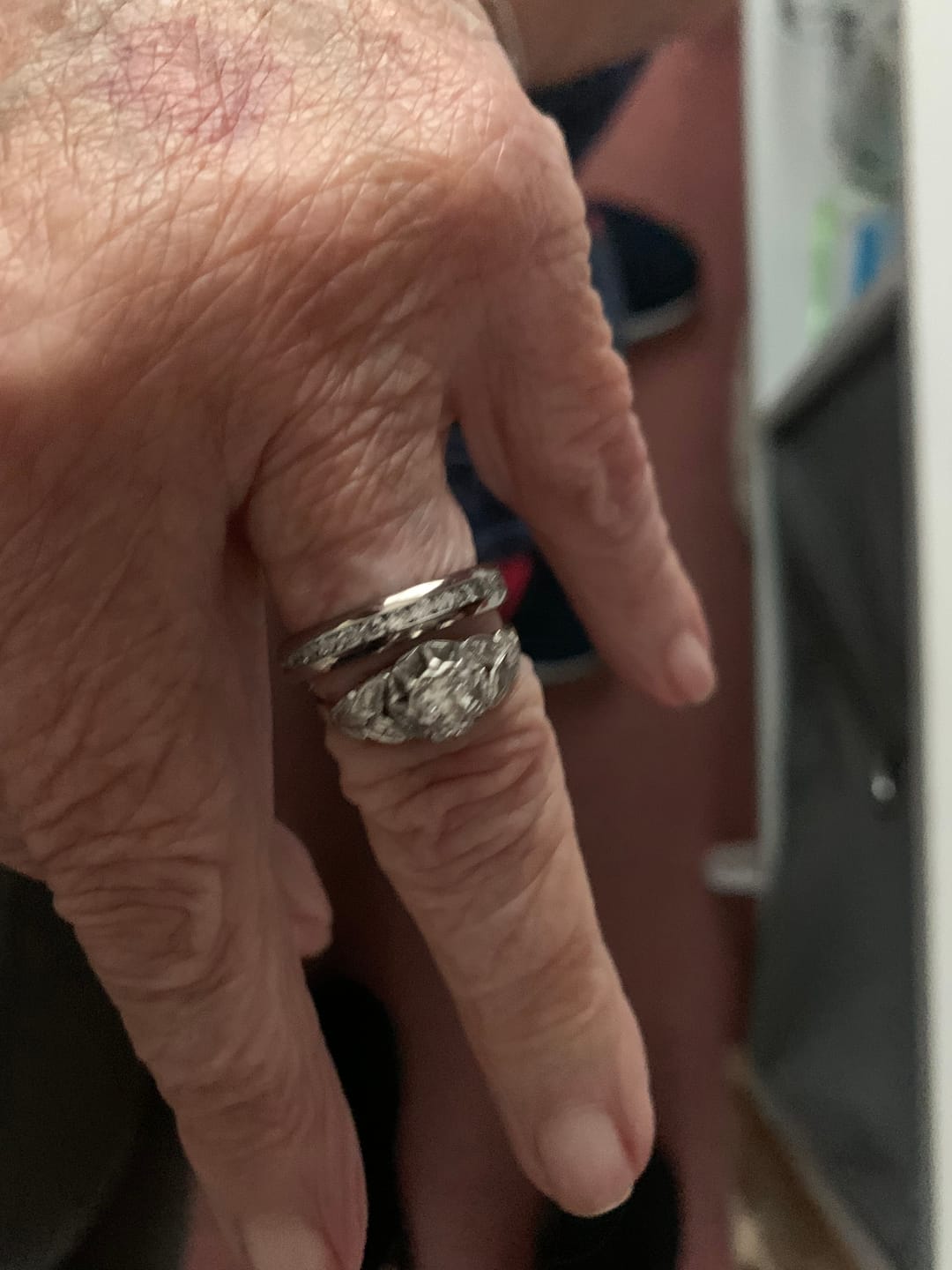 Customer photo review of Original 4mm Full Glitz Ring