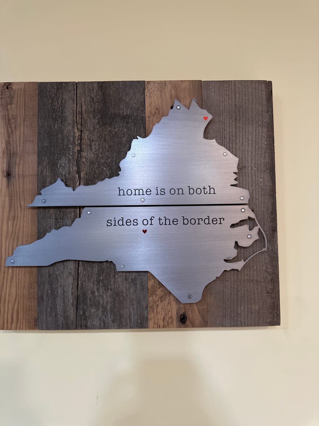 Customer photo review of Virginia/North Carolina Home is on both sides of the border