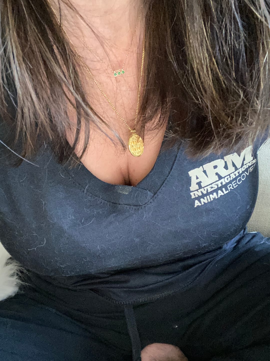 Customer photo review of Vegan Love | Gold Necklace