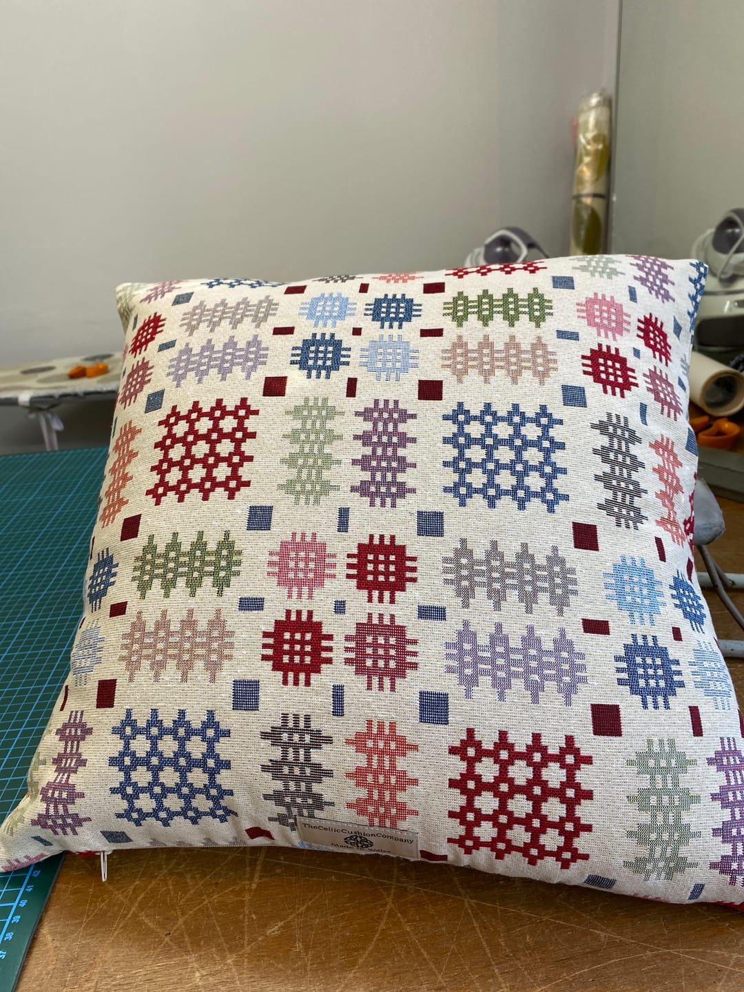 Customer photo review of Welsh Blanket Tapestry Fabric
