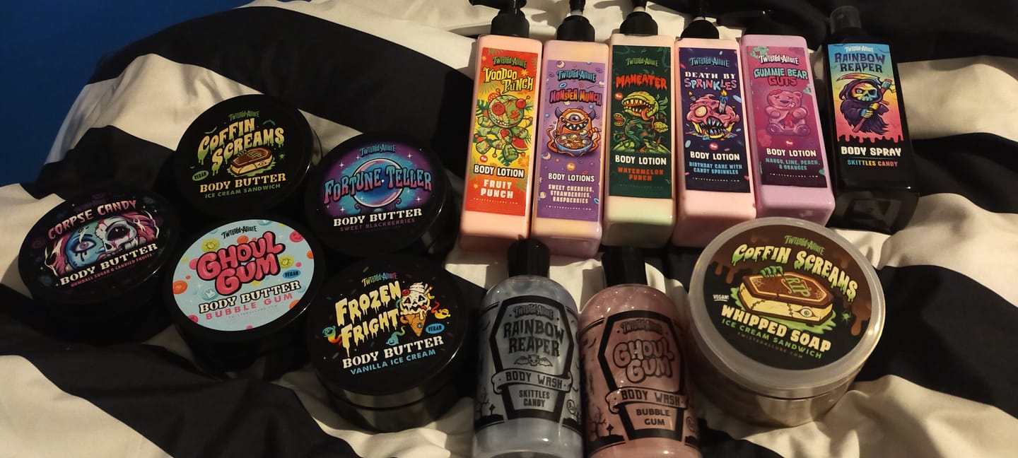 Customer photo review of Corpse Candy Body Butter (Gumball sugar & Candy Fruits)